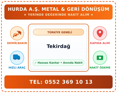 Tekirdağ Hurda Alım