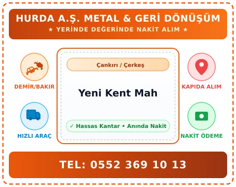 Çankırı Çerkeş Yeni Kent Mah Hurda Alım