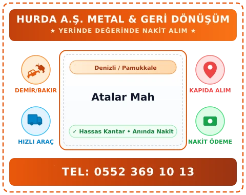 Denizli Pamukkale Atalar Mah Hurda Alım