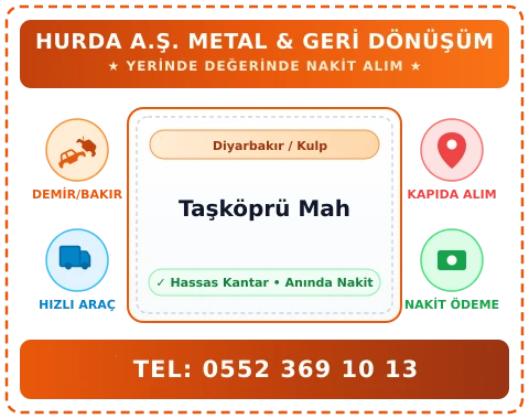 Diyarbakır Kulp Taşköprü Mah Hurda Alım
