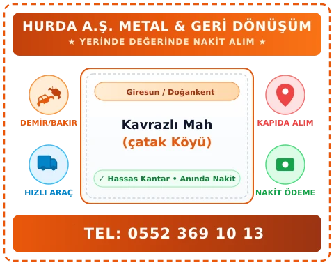 Giresun Doğankent Kavrazlı Mah (çatak Köyü) Hurda Alım