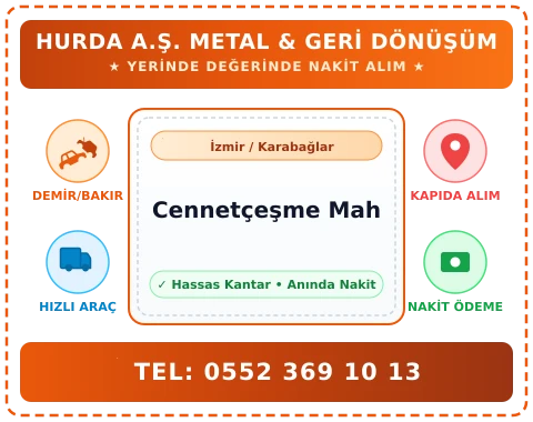 İzmir Karabağlar Cennetçeşme Mah Hurda Alım