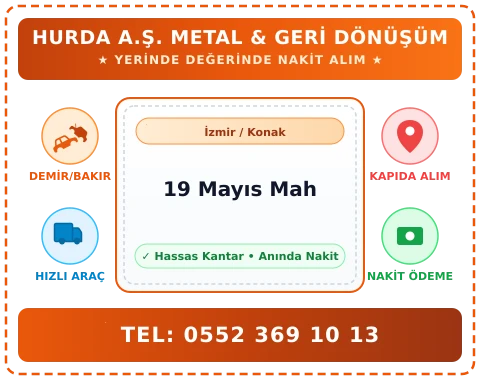 İzmir Konak 19 Mayıs Mah Hurda Alım