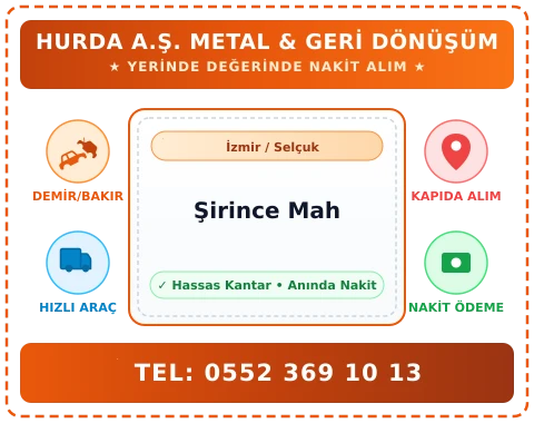 İzmir Selçuk Şirince Mah Hurda Alım