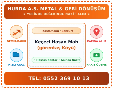 Kastamonu Bozkurt Keçeci Hasan Mah (görentaş Köyü) Hurda Alım