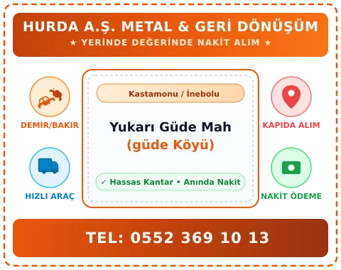 Kastamonu İnebolu Yukarı Güde Mah (güde Köyü) Hurda Alım