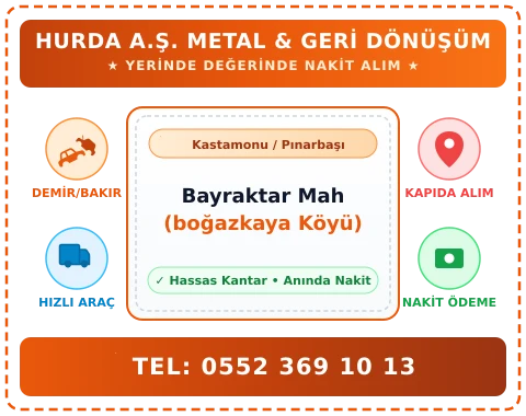 Kastamonu Pınarbaşı Bayraktar Mah (boğazkaya Köyü) Hurda Alım