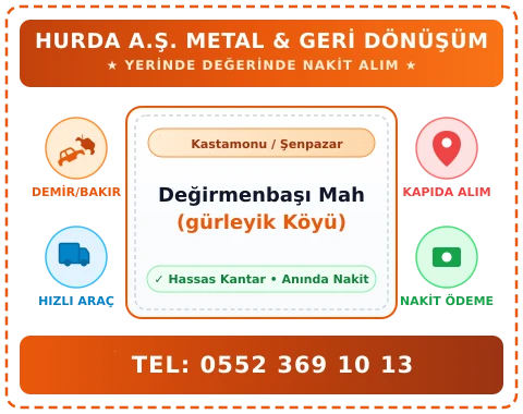 Kastamonu Şenpazar Değirmenbaşı Mah (gürleyik Köyü) Hurda Alım