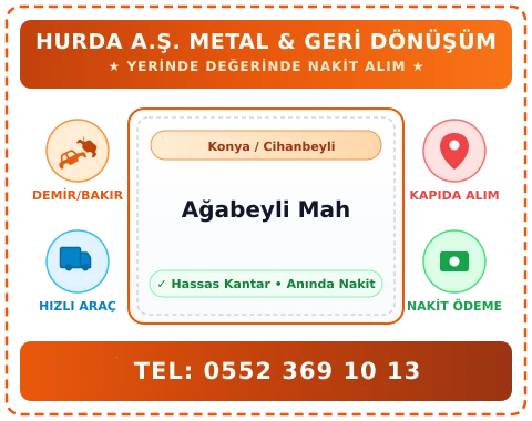 Konya Cihanbeyli Ağabeyli Mah Hurda Alım