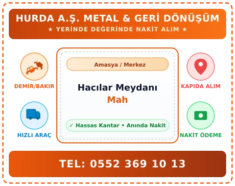 Amasya Merkez Hacılar Meydanı Mah Hurda Alım