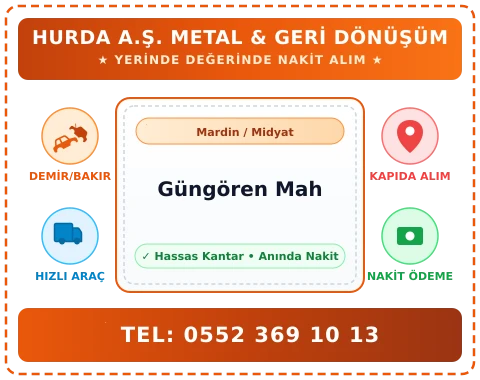 Mardin Midyat Güngören Mah Hurda Alım
