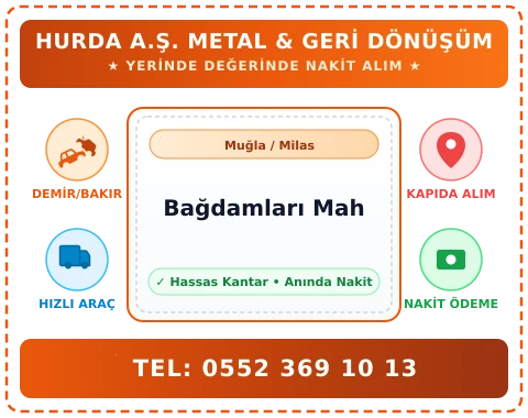 Muğla Milas Bağdamları Mah Hurda Alım