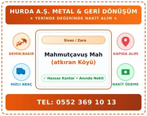 Sivas Zara Mahmutçavuş Mah (atkıran Köyü) Hurda Alım