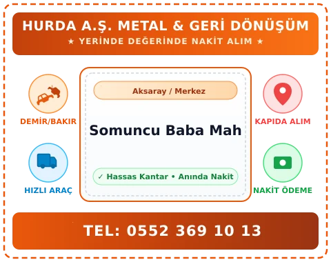 Aksaray Merkez Somuncu Baba Mah Hurda Alım