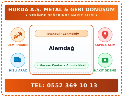 İstanbul Çekmeköy Alemdağ Hurda Alım