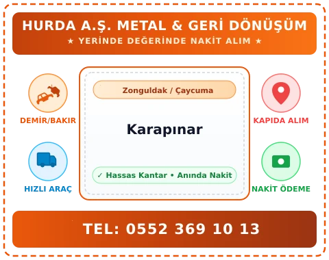 Zonguldak Çaycuma Karapınar Hurda Alım